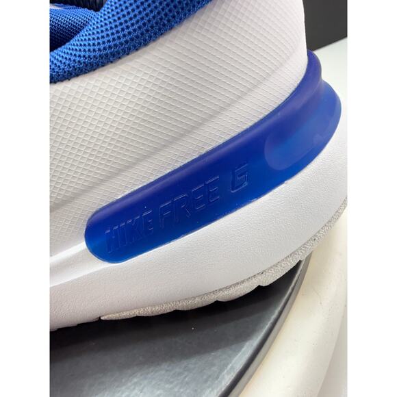 Nike Free Golf White Royal Blue Mens Size 12.5 Wide Sneaker Shoes FQ7875-400 NEW